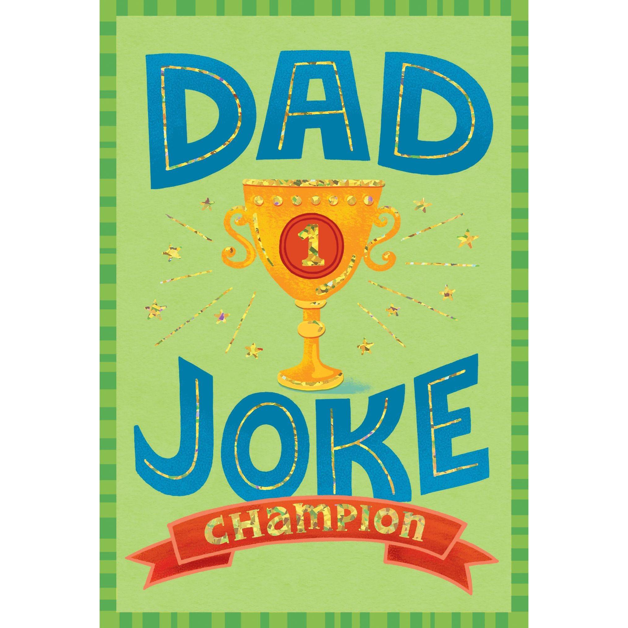Pictura Dad Joke Father's Day card with humorous message and festive design, ideal for celebrating dads on Father's Day.